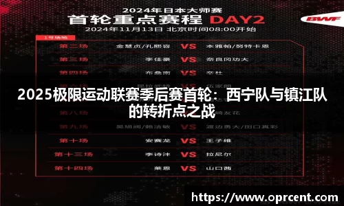 2025极限运动联赛季后赛首轮：西宁队与镇江队的转折点之战